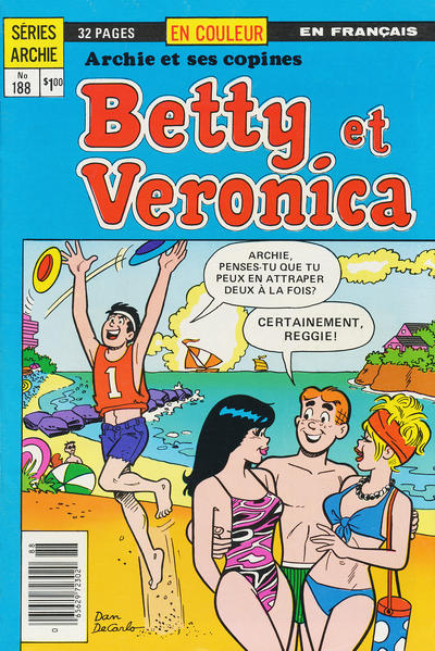 Cover for Betty et Véronica (Editions Héritage, 1971 series) #188
