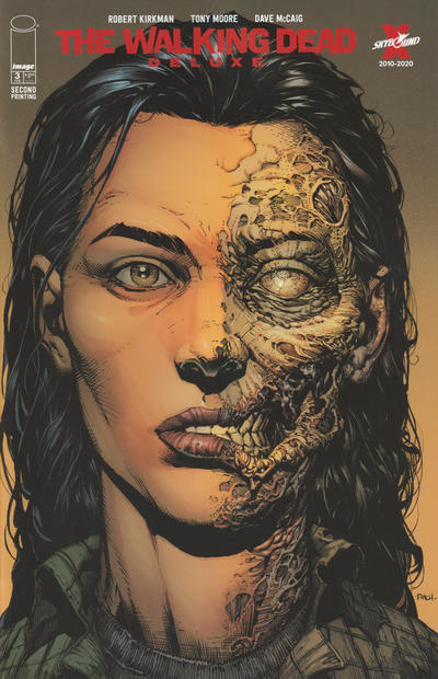 Cover for The Walking Dead Deluxe (Image, 2020 series) #3 [Second Printing - David Finch & Dave McCaig Cover]