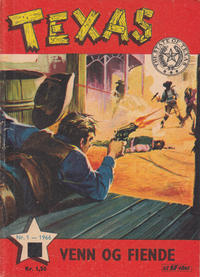 Cover for Texas (Serieforlaget / Se-Bladene / Stabenfeldt, 1953 series) #1/1966