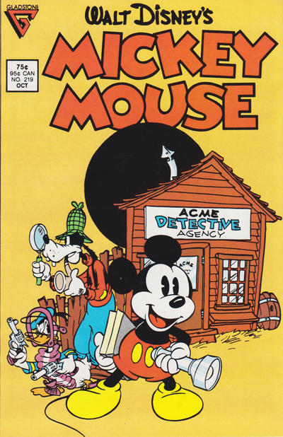 Cover for Mickey Mouse (Gladstone, 1986 series) #219 [Direct]