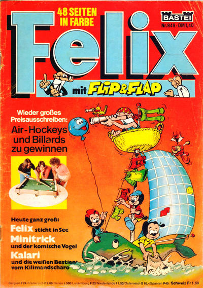 Cover for Felix (Bastei Verlag, 1958 series) #949