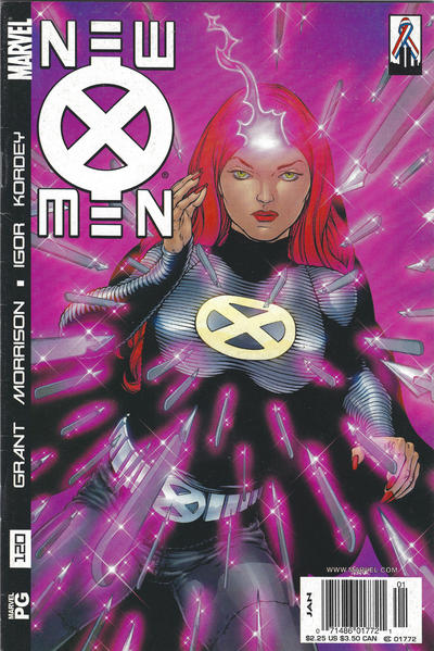 Cover for New X-Men (Marvel, 2001 series) #120 [Newsstand]