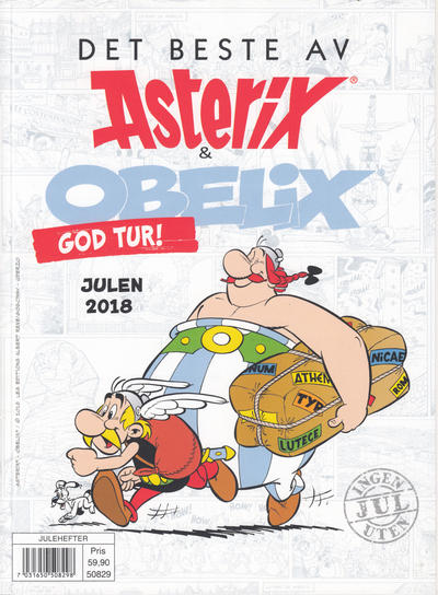 Cover for Asterix og Obelix (Hjemmet / Egmont, 2014 series) #2018 - Det beste av Asterix & Obelix God tur! [Bokhandelutgave]