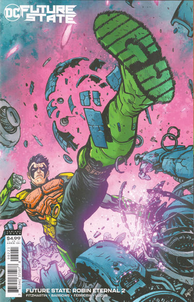 Cover for Future State: Robin Eternal (DC, 2021 series) #2 [Daniel Warren Johnson Cardstock Variant Cover]