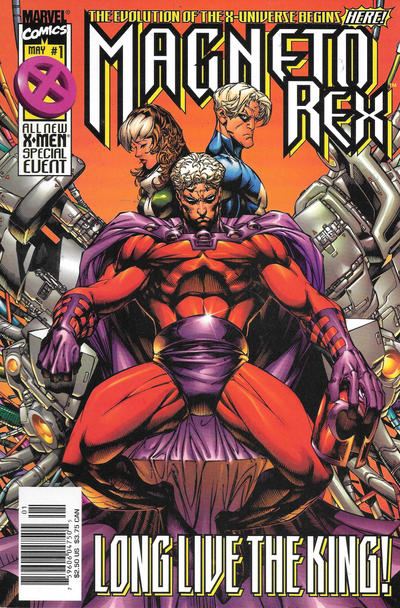 Cover for Magneto Rex (Marvel, 1999 series) #1 [Newsstand]