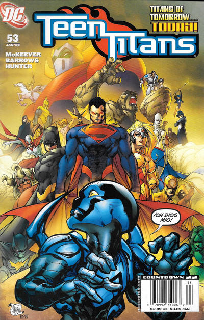 Cover for Teen Titans (DC, 2003 series) #53 [Newsstand]