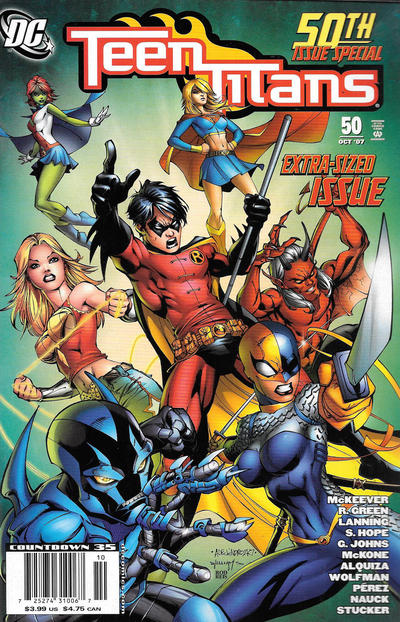 Cover for Teen Titans (DC, 2003 series) #50 [Newsstand]