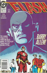 Cover Thumbnail for Flash (DC, 1987 series) #78 [Newsstand]