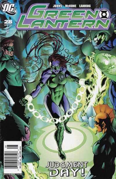 Cover for Green Lantern (DC, 2005 series) #28 [Newsstand]