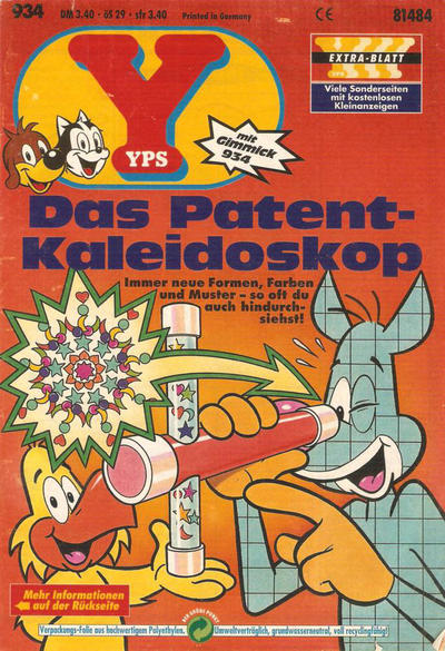 Cover for Yps (Gruner + Jahr, 1975 series) #934