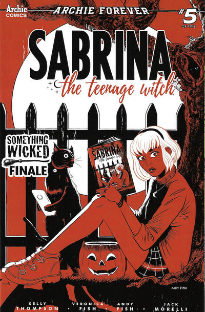 Cover for Sabrina the Teenage Witch (Archie, 2020 series) #5 [Cover C Andy Fish]
