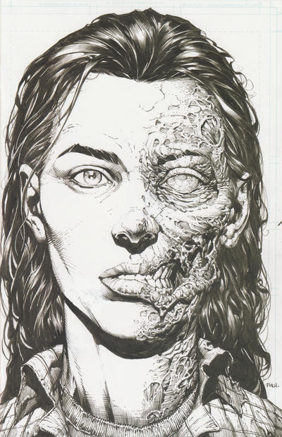 Cover for The Walking Dead Deluxe (Image, 2020 series) #3 [Second Printing - David Finch Sketch Cover]