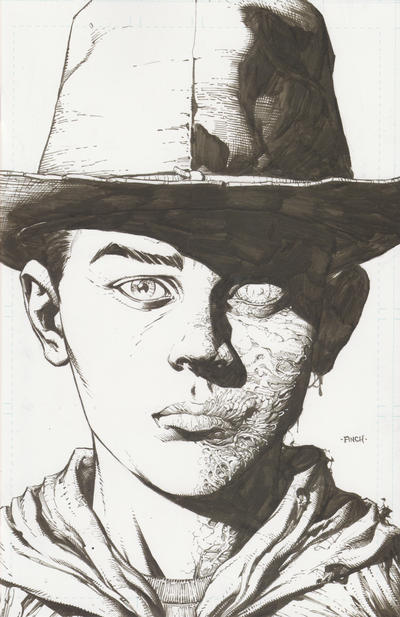 Cover for The Walking Dead Deluxe (Image, 2020 series) #4 [Second Printing - David Finch Sketch Cover]
