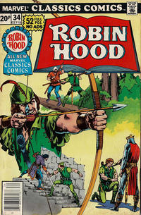 Cover Thumbnail for Marvel Classics Comics (Marvel, 1976 series) #34 - Robin Hood [British]