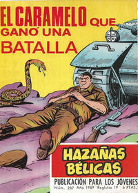 Cover Thumbnail for Hazañas Bélicas (Ediciones Toray, 1958 series) #287
