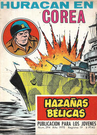 Cover Thumbnail for Hazañas Bélicas (Ediciones Toray, 1958 series) #294