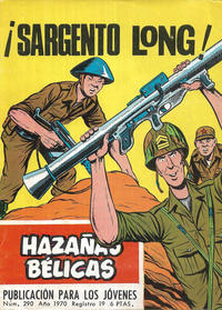 Cover Thumbnail for Hazañas Bélicas (Ediciones Toray, 1958 series) #290