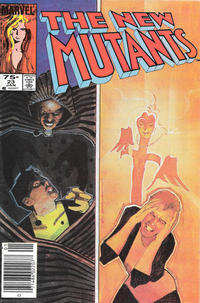 Cover for The New Mutants (Marvel, 1983 series) #23 [Canadian]