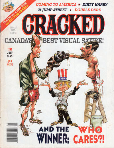 Cover for Cracked (Globe Communications, 1985 series) #242 [Canadian]