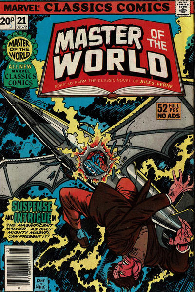 Cover for Marvel Classics Comics (Marvel, 1976 series) #21 - Master of the World [British]