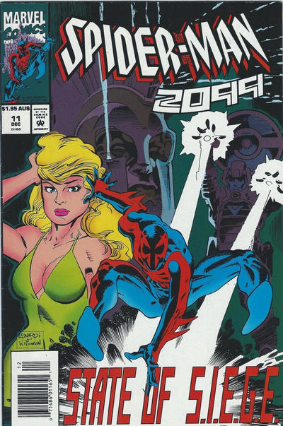 Cover for Spider-Man 2099 (Marvel, 1992 series) #11 [Australian]
