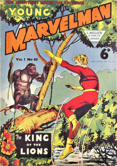 Cover for Young Marvelman (L. Miller & Son, 1954 series) #85