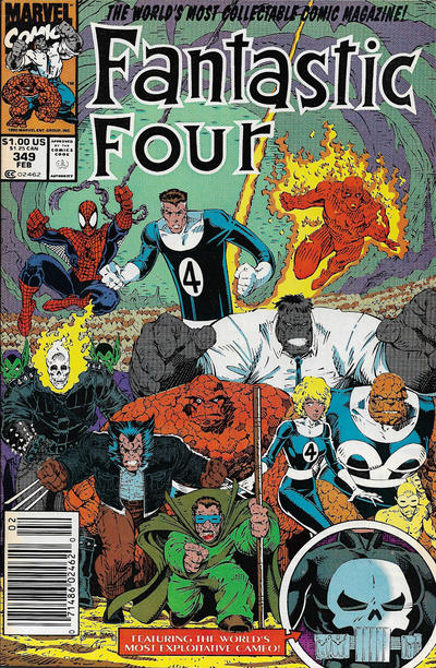 Cover for Fantastic Four (Marvel, 1961 series) #349 [Newsstand]