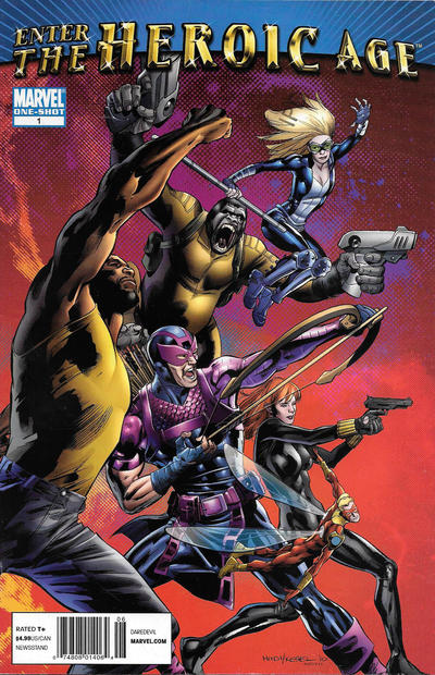 Cover for Enter the Heroic Age (HA) (Marvel, 2010 series) #1 [Newsstand]