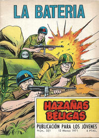 Cover Thumbnail for Hazañas Bélicas (Ediciones Toray, 1958 series) #321