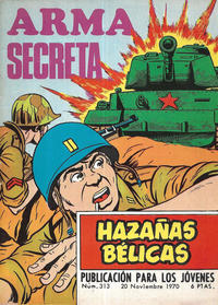 Cover Thumbnail for Hazañas Bélicas (Ediciones Toray, 1958 series) #313