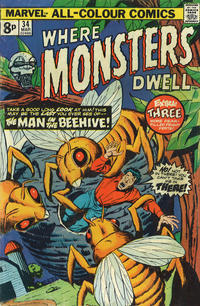 Cover for Where Monsters Dwell (Marvel, 1970 series) #34 [British]