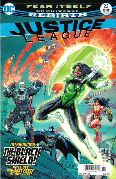 Cover for Justice League (DC, 2016 series) #23 [Newsstand]