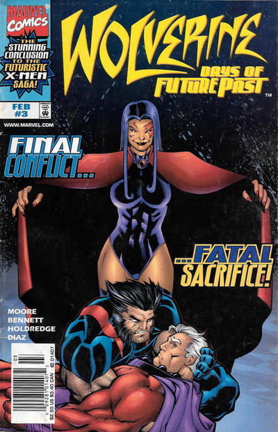 Cover for Wolverine: Days of Future Past (Marvel, 1997 series) #3 [Newsstand]
