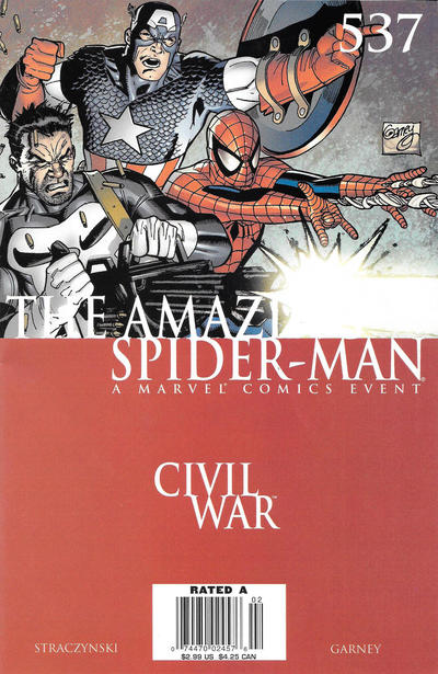 Cover for The Amazing Spider-Man (Marvel, 1999 series) #537 [Newsstand]