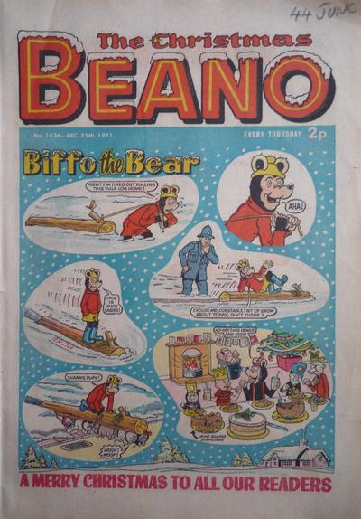 Cover for The Beano (D.C. Thomson, 1950 series) #1536