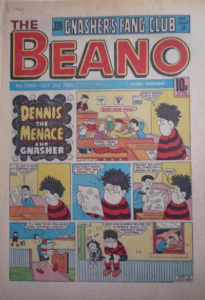 Cover for The Beano (D.C. Thomson, 1950 series) #2098