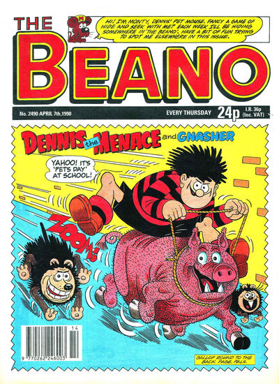 Cover for The Beano (D.C. Thomson, 1950 series) #2490