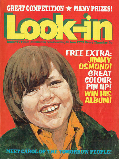 Cover for Look-In (ITV, 1971 series) #25/1973
