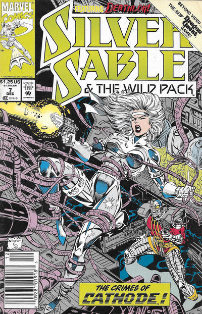 Cover for Silver Sable and the Wild Pack (Marvel, 1992 series) #7 [Newsstand]