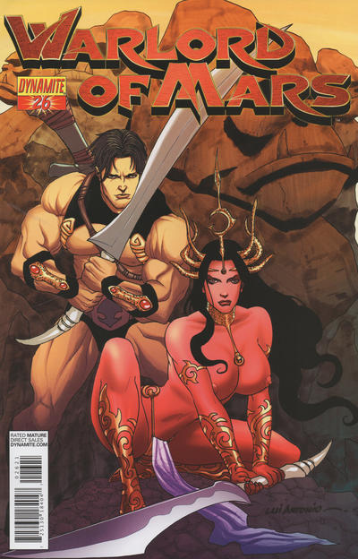 Cover for Warlord of Mars (Dynamite Entertainment, 2010 series) #26 [risqué cover Lui Antonio]
