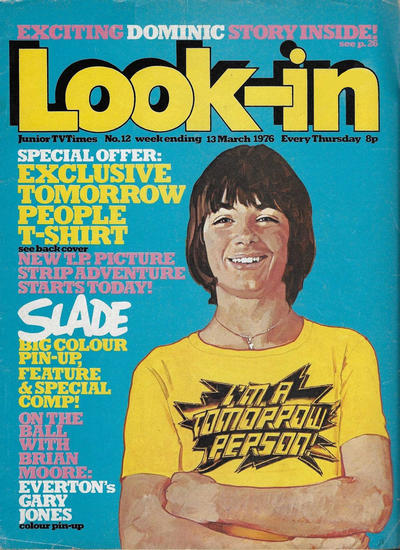 Cover for Look-In (ITV, 1971 series) #12/1976