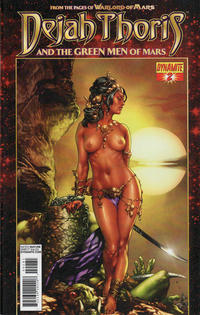 Cover Thumbnail for Dejah Thoris and the Green Men of Mars (Dynamite Entertainment, 2013 series) #2 [Ultra Limited High-End Jay Anacleto Risqué Color Art Variant]