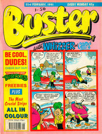 Cover Thumbnail for Buster (IPC, 1960 series) #23 February 1991 [1572]