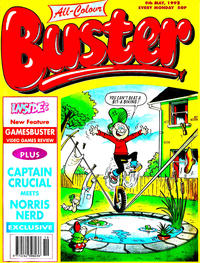 Cover Thumbnail for Buster (IPC, 1960 series) #9 May 1992 [1635]