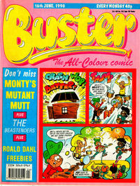 Cover Thumbnail for Buster (IPC, 1960 series) #16 June 1990 [1536]