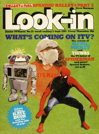 Cover for Look-In (ITV, 1971 series) #37/1981