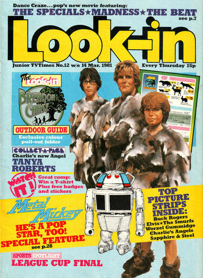 Cover for Look-In (ITV, 1971 series) #12/1981