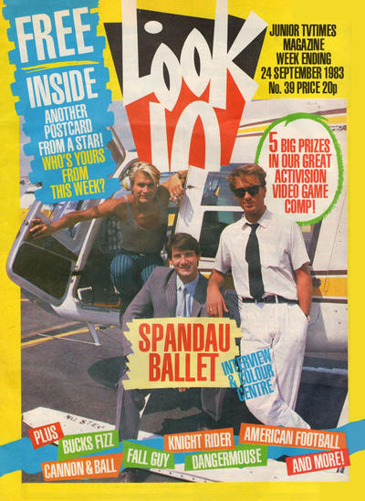 Cover for Look-In (ITV, 1971 series) #39/1983