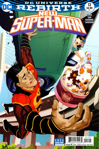 Cover for New Super-Man (DC, 2016 series) #13 [Bernard Chang Cover]