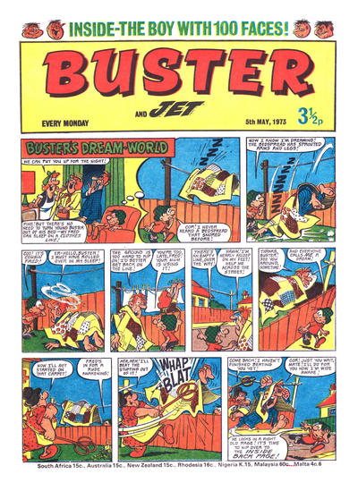 Cover for Buster (IPC, 1960 series) #5 May 1973 [663]
